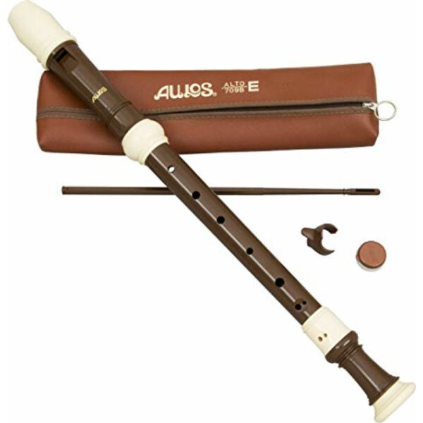 Flauta Dulce Alto DigitaciÃ³n Barroca Aulos 709-B 3 Piezas