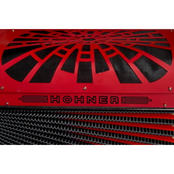 Acordeón Hohner Rey Vallenato GCF A-4924 Rojo