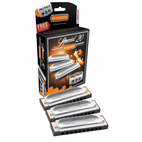 Propack 3 ArmÃ³nicas Hohner Special-20 A-C-G 5601xp
