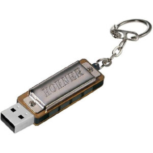 ArmÃ³nica Hohner Mini Harp Con USB 8V VM-4455 Cromada
