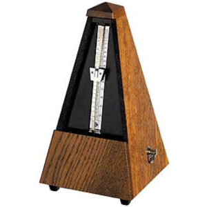 MetrÃ³nomo Wittner 818 Madera Roble Pardo Mate
