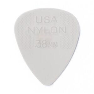 Bolsa 12 PÃºas Dunlop 44P-038 Nylon Standard 0.38mm Pickers