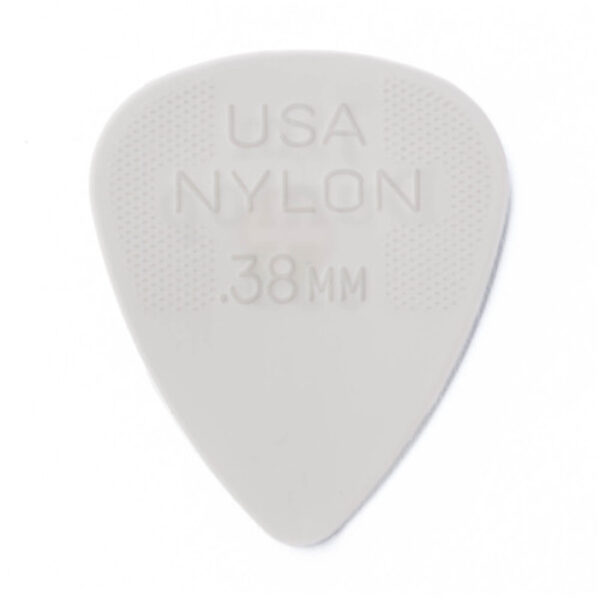 Bolsa 12 PÃºas Dunlop 44P-038 Nylon Standard 0.38mm Pickers