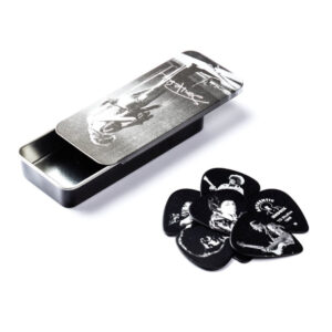 Lata 12 PÃºas Dunlop JHPT-06M Jimi Hendrix Silver Portrait 2