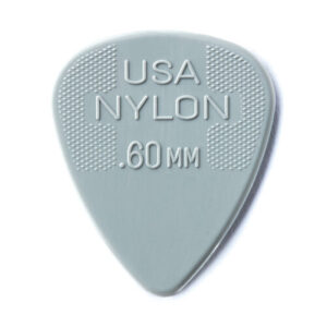 Bolsa 12 PÃºas Dunlop 44P-060 Nylon Standard 0.60mm Pickers