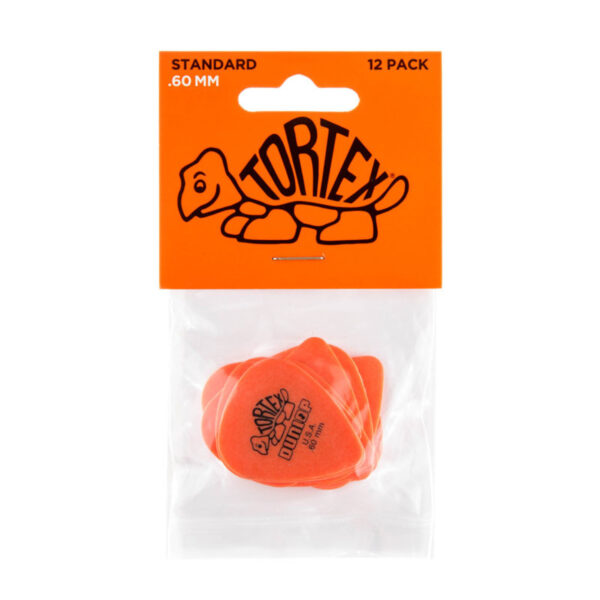 Bolsa 12 PÃºas Dunlop 418P-060 Tortex Standard 0.60mm Pickers