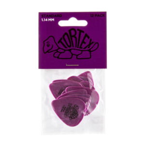 Bolsa 12 PÃºas Dunlop 418P-114 Tortex Standard 1.14mm Pickers