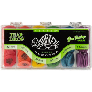 Caja 216 PÃºas Dunlop 4131 Tortex Teardrop