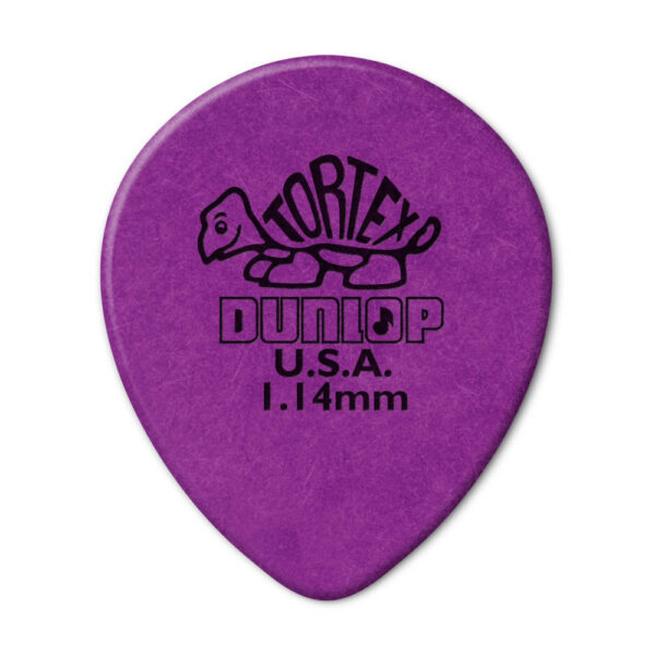Bolsa 72 PÃºas Dunlop 413R-114 Tortex Teardrop 1.14mm