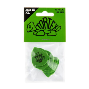 Bolsa 12 PÃºas Dunlop 498P-088 Tortex Jazz III Xl 0.88mm Pickers