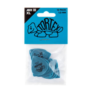 Bolsa 12 PÃºas Dunlop 498P-100 Tortex Jazz III Xl 1.00mm Pickers