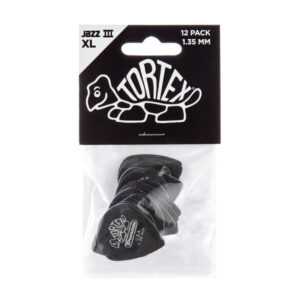 Bolsa 12 PÃºas Dunlop 498P-135 Tortex Jazz III Xl 1.35mm Pickers