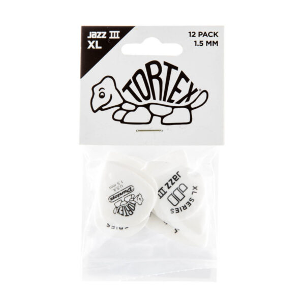 Bolsa 12 PÃºas Dunlop 498P-150 Tortex Jazz III Xl 1.50mm Pickers