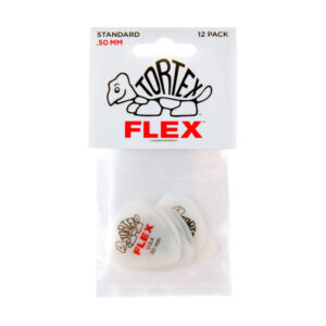 Bolsa 12 PÃºas Dunlop 428P-050 Tortex Flex Standard 0.50mm Pickers