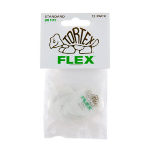 Bolsa 12 PÃºas Dunlop 428P-088 Tortex Flex Standard 0.88mm Pickers