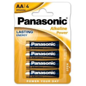 Blister 4 Pilas Panasonic 1,5 V. LR6/AA