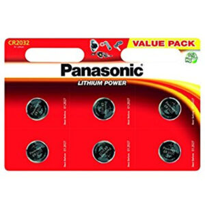 Blister 6 Pilas BotÃ³n Panasonic 3V. CR2032