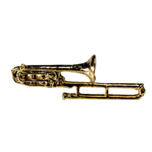 Pin TrombÃ³n Oro 18K 350078