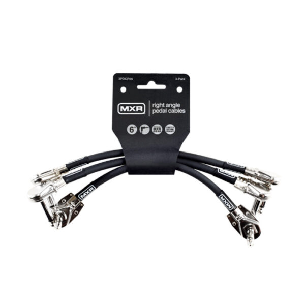 Pack 3 Cables Dunlop 3PDCP06 Patch 15 cms