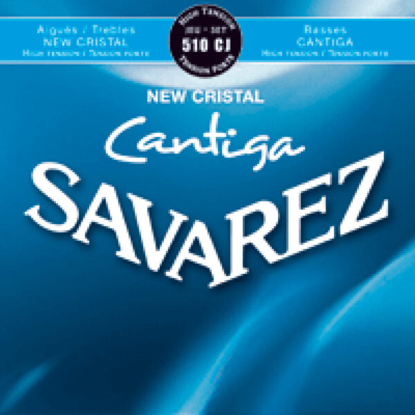 Juego Savarez ClÃ¡sica New Cristal Cantiga Azul 510-CJ