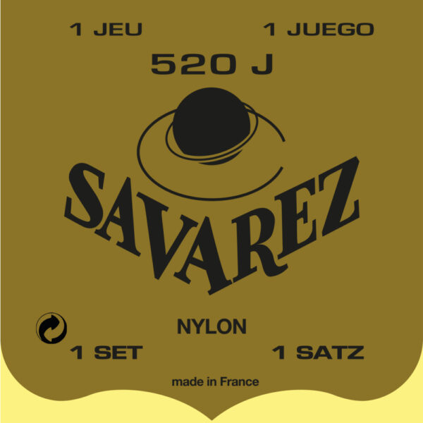 Juego Savarez ClÃ¡sica Carta Amarilla 520-J