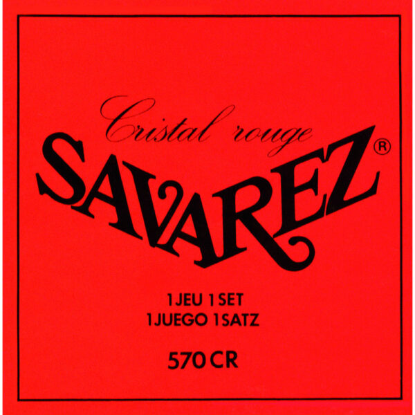 Juego Savarez ClÃ¡sica Cristal Roja 570-CR