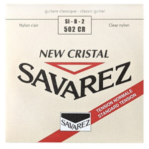 Cuerda Savarez ClÃ¡sica 2a New Cristal Roja 502-CR