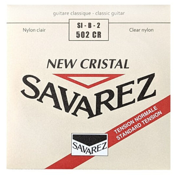 Cuerda Savarez ClÃ¡sica 2a New Cristal Roja 502-CR
