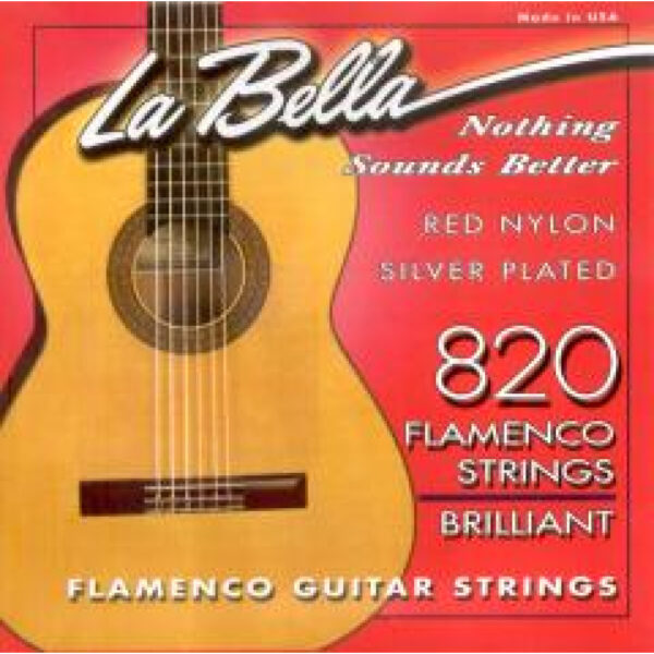 Cuerda 3Âª La Bella Roja Flamenca 823
