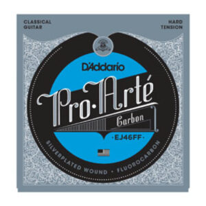 Juego Cuerdas Guitarra ClÃ¡sica D'Addario EJ-46FF Carbon TensiÃ³n Fuerte