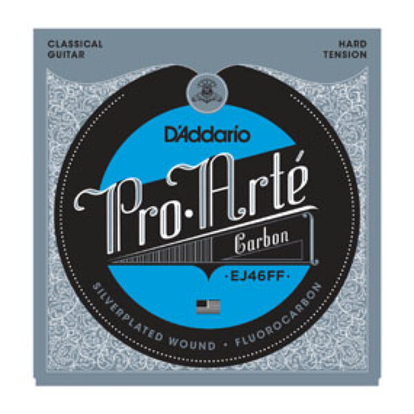 Juego Cuerdas Guitarra ClÃ¡sica D'Addario EJ-46FF Carbon TensiÃ³n Fuerte