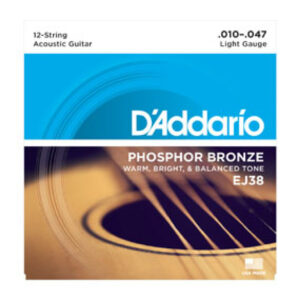 Juego 12 Cuerdas Guitarra AcÃºstica D'Addario EJ-38 010-047