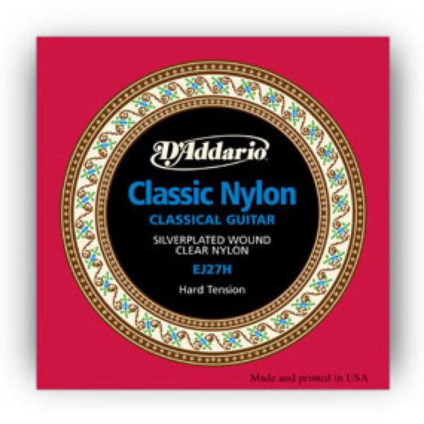 Juego Cuerdas Guitarra ClÃ¡sica D'Addario Student EJ-27H TensiÃ³n Fuerte