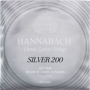 Juego Hannabach Silver 200 ClÃ¡sica 900-MLT