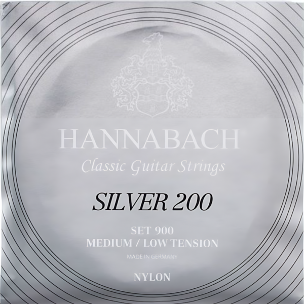 Juego Hannabach Silver 200 ClÃ¡sica 900-MLT