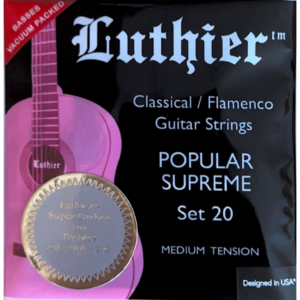 Juego Cuerdas Luthier 20 Super Carbon ClÃ¡sica LU-20SC