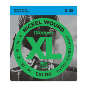 Juego Cuerdas Guitarra ElÃ©ctrica D'Addario EXL-130 008-038