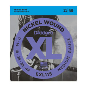 Juego Cuerdas Guitarra ElÃ©ctrica D'Addario EXL-115 011-049