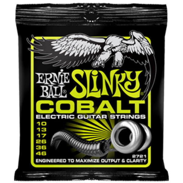 Juego Ernie Ball ElÃ©ctrica Slinky Cobalt 2721 (10-46)