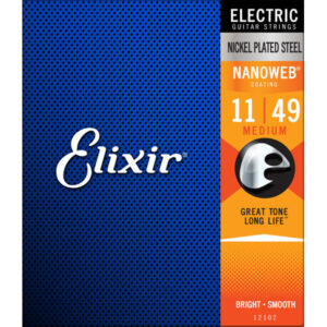 Juego Cuerdas Guitarra ElÃ©ctrica Elixir Nanoweb 12102 (011-049)