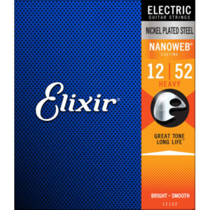 Juego Cuerdas Guitarra ElÃ©ctrica Elixir Nanoweb 12152 (012-052)