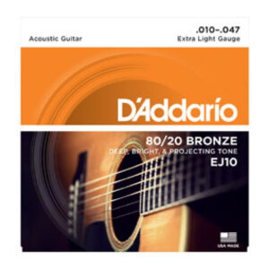 Juego Cuerdas Guitarra AcÃºstica D'Addario EJ-10 010-047