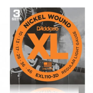 Juego Cuerdas Guitarra ElÃ©ctrica D'Addario EXL-110-3D 010-046