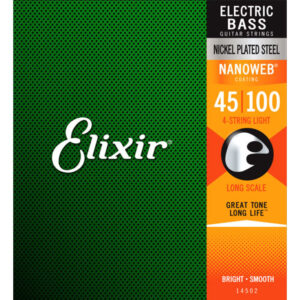 Juego Cuerdas Bajo Elixir Nickel 14052 (45-100)