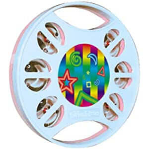 Pandereta Rhythm Tech Tambino Azul Rosa RT1500