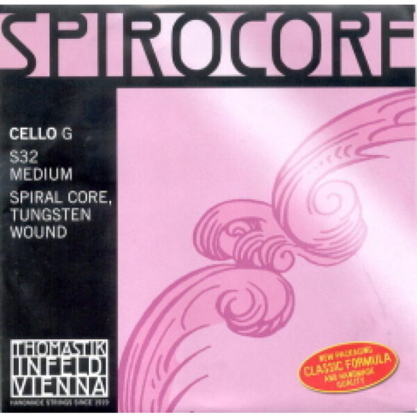 Cuerda 3Âª Cello Thomastik Spirocore Wolframio S-32