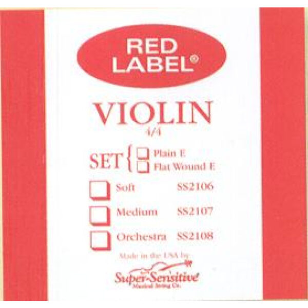 Juego Violín Super-Sensitive Red Label 210 1/2